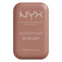 Immagine 1 - NYX Professional Makeup Buttermelt Bronzer in Polvere con Burro di Mango Mandorle e Karité 03 Deserve Butta - Cofanetto da 5g