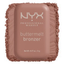 Immagine 3 - NYX Professional Makeup Buttermelt Bronzer in Polvere con Burro di Mango Mandorle e Karité 03 Deserve Butta - Cofanetto da 5g