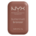 Immagine 1 - NYX Professional Makeup Buttermelt Bronzer in Polvere con Burro di Mango Mandorle e Karité 05 Butta Off - Cofanetto da 5g