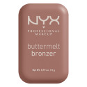 Immagine 1 - NYX Professional Makeup Buttermelt Bronzer in Polvere con Burro di Mango Mandorle e Karité 02 All Buttad Up - Cofanetto da 5g