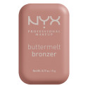 Immagine 1 - NYX Professional Makeup Buttermelt Bronzer in Polvere con Burro di Mango Mandorle e Karité 01 Butta Cup - Cofanetto da 5g