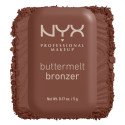 Immagine 2 - NYX Professional Makeup Buttermelt Bronzer in Polvere con Burro di Mango Mandorle e Karité 06 Do Butta - Cofanetto da 5g