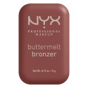 Immagine 1 - NYX Professional Makeup Buttermelt Bronzer in Polvere con Burro di Mango Mandorle e Karité 07 Butta Dayz - Cofanetto da 5g