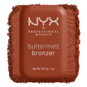 Immagine 2 - NYX Professional Makeup Buttermelt Bronzer in Polvere con Burro di Mango Mandorle e Karité 7.5 Butta Match - Cofanetto da 5g