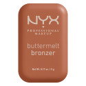 Immagine 1 - NYX Professional Makeup Buttermelt Bronzer in Polvere con Burro di Mango Mandorle e Karité 2.5 Butta Ballin - Cofanetto da 5g