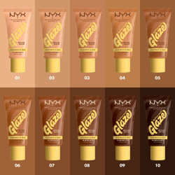 NYX Professional Makeup Buttermelt Glaze Fondotinta SPF 30 Colore 01