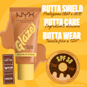 Immagine 7 - NYX Professional Makeup Buttermelt Glaze Fondotinta Illuminante SPF 30 Coprenza Modulabile 04 Almond Butta - Flacone 30ml