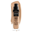 Immagine 2 - NYX Professional Makeup Can't Stop Won't Stop Fondotinta Opacizzante Waterproof Alta Coprenza 7.5 Soft Beige - Flacone 30ml