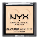 Immagine 1 - NYX Professional Makeup Can't Stop Won't Stop Cipria in Polvere Opacizzante e Levigante a Lunga Tenuta 01 Fair