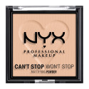 Immagine 1 - NYX Professional Makeup Can't Stop Won't Stop Cipria in Polvere Opacizzante e Levigante a Lunga Tenuta 03 Light Medium