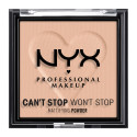 Immagine 1 - NYX Professional Makeup Can't Stop Won't Stop Cipria in Polvere Opacizzante e Levigante a Lunga Tenuta 04 Medium