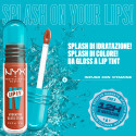 Immagine 7 - NYX Professional Makeup Lip I.V. Gloss Stain Tinta Labbra 2in1 Idratante a Effetto Bagnato 01 Caramel Drip - Flacone da 5ml