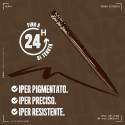 Immagine 5 - NYX Professional Makeup Epic Ink Liner Eyeliner in Penna Waterproof con Punta Flessibile Lunga Tenuta Milk Chocolate