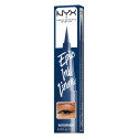 Immagine 1 - NYX Professional Makeup Epic Ink Liner Matte Eyeliner in Penna Waterproof Punta Flessibile Lunga Tenuta Mid Night Rise