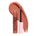 Immagine 2 - NYX Professional Makeup Lip Lingerie XXL Rossetto Liquido Matte No Transfer Formula Vegana 25 Candela Babe - Flacone da 4ml