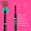 Immagine 4 - NYX Professional Makeup Micro Brow Pencil Matita Sopracciglia con Punta Sottile Tratto Preciso Effetto Naturale - 05 Ash Brown