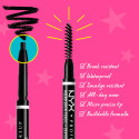 Immagine 4 - NYX Professional Makeup Micro Brow Pencil Matita Sopracciglia con Punta Sottile Tratto Preciso Effetto Naturale - 08 Black
