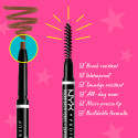 Immagine 4 - NYX Professional Makeup Micro Brow Pencil Matita Sopracciglia con Punta Sottile Tratto Preciso Effetto Naturale - 04 Chocolate