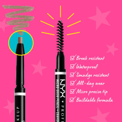 NYX Professional Makeup Micro Brow Pencil Matita Sopracciglia 01.5 Ash Blonde