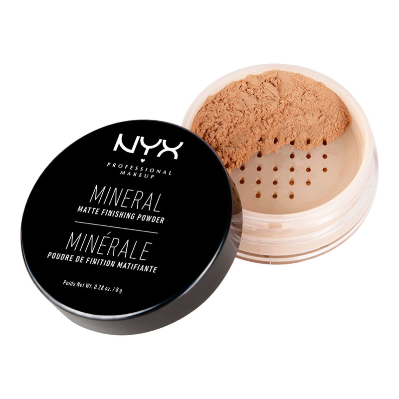 NYX Professional Makeup Mineral Finishing Powder Cipria 02 Medium/Dark NYX Professional Makeup Mineral Finishing Powder Cipria 02 Medium/Dark