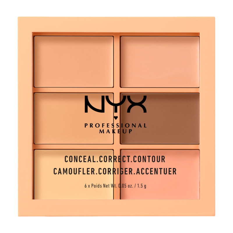 NYX Professional Makeup Palette Conceal Correct Contour 01 Light NYX Professional Makeup Palette Conceal Correct Contour 01 Light
