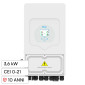 Immagine 1 - V-Tac Deye Inverter Monofase Ibrido On-Grid / Off-Grid 3,6kW IP65 Garanzia 10 Anni CEI 0-21 Display LCD - SKU 12344