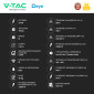 Immagine 4 - V-Tac Deye Inverter Trifase Ibrido On-Grid / Off-Grid 10kW IP65 10 Anni Display LCD Certificato CEI 0-21 Colore Nero - SKU 12307