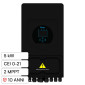Immagine 1 - V-Tac Deye Inverter Monofase Ibrido On-Grid / Off-Grid 5kW IP65 Garanzia 10 Anni CEI 0-21 Display LCD Colore Nero - SKU 12309