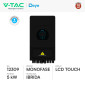 Immagine 2 - V-Tac Deye Inverter Monofase Ibrido On-Grid / Off-Grid 5kW IP65 Garanzia 10 Anni CEI 0-21 Display LCD Colore Nero - SKU 12309