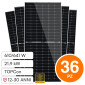 Immagine 1 - V-Tac 36 Pannelli Solari Fotovoltaici Trinasolar 21,9Kw 610W STC 641W BNPI Bifacciali Monocristallini TOPCon - SKU 12634