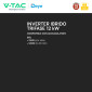 Immagine 3 - V-Tac Deye Inverter Trifase Ibrido On-Grid / Off-Grid 12kW IP65 Garanzia 10 Anni CEI 0-21 Display LCD Colore Nero - SKU 12308