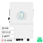 Immagine 1 - V-Tac Deye Inverter Trifase Ibrido On-Grid / Off-Grid 25kW IP65 Garanzia 10 Anni CEI 0-21 Display LCD - SKU 12644