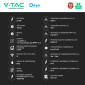 Immagine 4 - V-Tac Deye Inverter Trifase Ibrido On-Grid / Off-Grid 25kW IP65 Garanzia 10 Anni CEI 0-21 Display LCD - SKU 12644