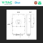 Immagine 6 - V-Tac Deye Inverter Trifase Ibrido On-Grid / Off-Grid 25kW IP65 Garanzia 10 Anni CEI 0-21 Display LCD - SKU 12644