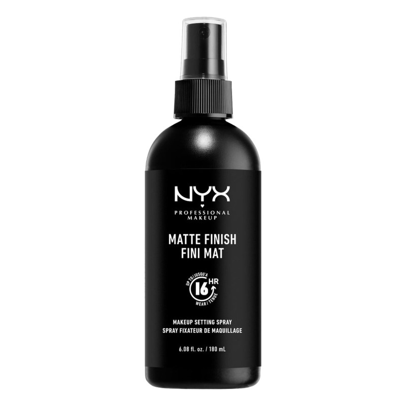 NYX Professional Makeup Matte Finish Fini Mat Spray Fissante Trucco 180ml NYX Professional Makeup Matte Finish Fini Mat Spray Fissante Trucco 180ml