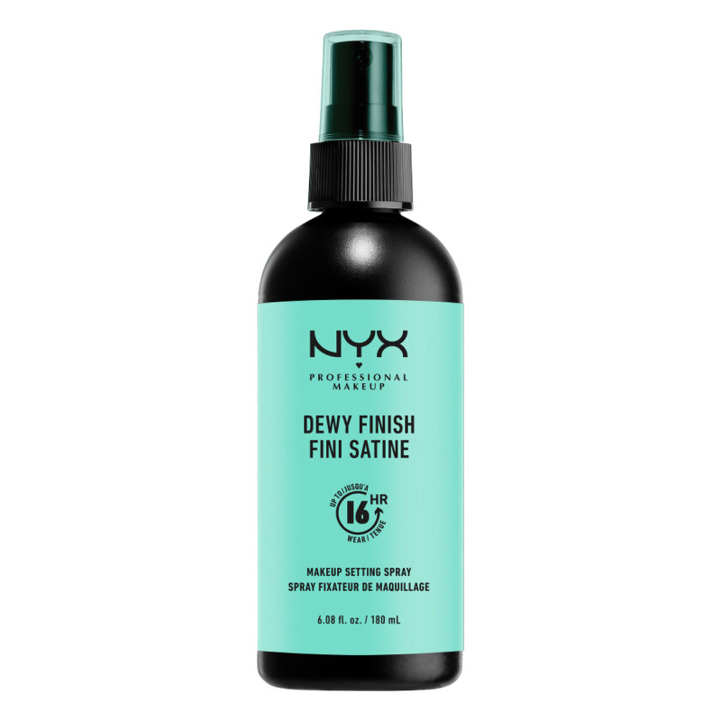 NYX Professional Makeup Dewy Finish Fini Satine Spray Fissante 180ml NYX Professional Makeup Dewy Finish Fini Satine Spray Fissante 180ml