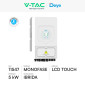 Immagine 8 - V-Tac Deye Inverter Fotovoltaico Monofase Ibrido On-Grid / Off-Grid 5kW Display Touch LCD CEI 0-21 - SKU 11547