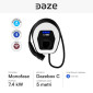 Immagine 8 - Daze Dazebox Home C Wall Box 7,4kW Monofase IP55 IK08 Bluetooth Ethernet Wi-Fi con Cavo Tipo 2 - mod. DB07FRM5