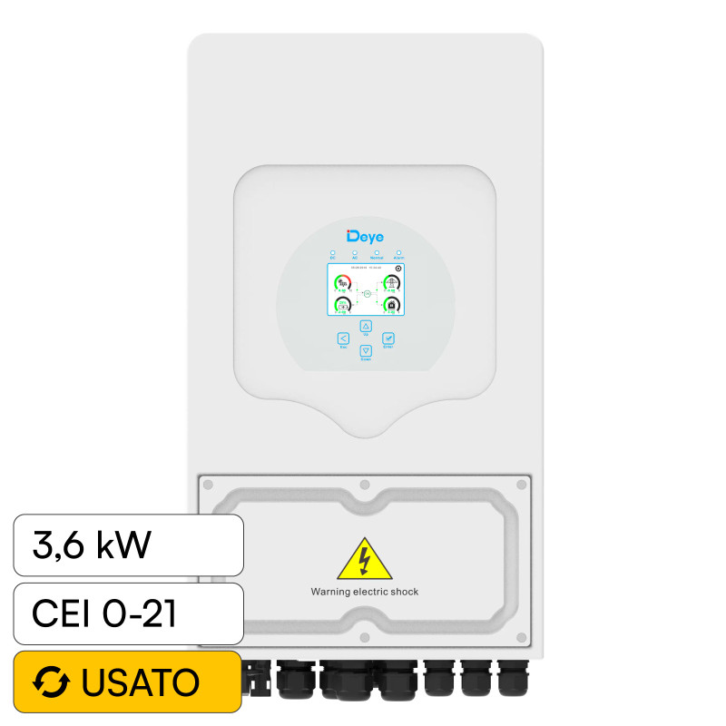 Inverter Ibrido 3.6kW Monofase IP65 Pannelli Solari V-Tac Inverter Ibrido 3.6kW Monofase IP65 Pannelli Solari V-Tac
