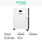 Immagine 8 - V-Tac VT-12040 Batteria BMS LiFePO4 51,2V 200Ah 10,24KWh per Inverter Impianto Fotovoltaico CEI 0-21 - SKU 114473