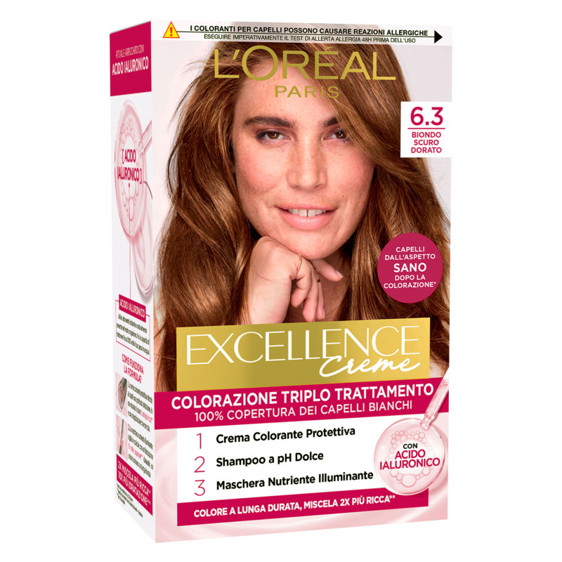 L'Oréal Paris Excellence Creme 6.3 Biondo Scuro Dorato L'Oréal Paris Excellence Creme 6.3 Biondo Scuro Dorato