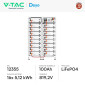Immagine 2 - V-Tac Kit 16 Batterie BMS Stack LiFePO4 81,92kWh Alta Tensione per Impianto Fotovoltaico Armadio Rack con Base - SKU 12355