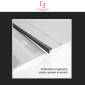 Immagine 6 - SD Soluzioni & Design 5 Profili in Alluminio Integrati nel Cartongesso per Strisce LED a Scomparsa 2 metri - mod. SD290/S12