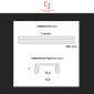 Immagine 5 - SD Soluzioni & Design 5 Profili in Alluminio Integrati nel Cartongesso per Strisce LED a Scomparsa 1 metro - mod. SD290/Slim