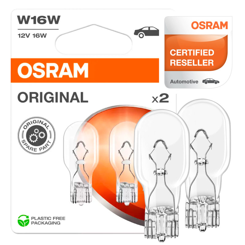 Lampadine Original W16W per Auto Ricambi Originali Osram Lampadine Original W16W per Auto Ricambi Originali Osram