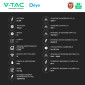 Immagine 3 - V-Tac Deye Inverter Trifase Ibrido On-Grid / Off-Grid 80kW IP65 Garanzia 10 Anni Display LCD - SKU 12322