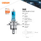 Immagine 2 - Osram Cool Blue Intense H4 12V 60/55W per Fari Auto Luce Bianca Fredda - 2 Lampadine
