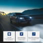 Immagine 4 - Osram Cool Blue Intense H4 12V 60/55W per Fari Auto Luce Bianca Fredda - 2 Lampadine