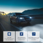 Immagine 4 - Osram Cool Blue Intense H7 12V 55W per Fari Auto Luce Bianca Fredda - 2 Lampadine
