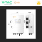 Immagine 6 - V-Tac Solis Inverter Trifase Ibrido On-Grid / Off-Grid 10kW IP66 per Impianto Fotovoltaico CEI 0-21 - SKU 12292